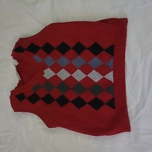 Boutique Collection Boys Size 4T Red Veat Sweater
